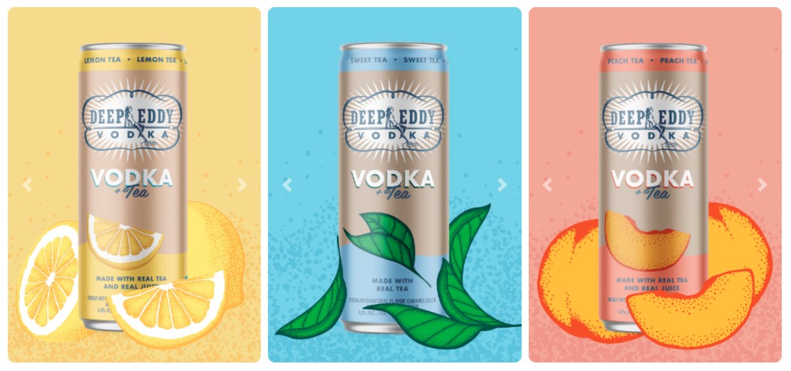 Deep Eddy Vodka and Tea Hard Seltzer